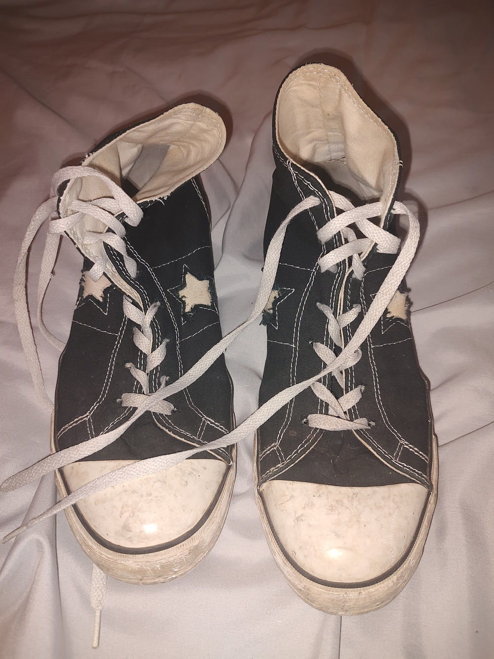 Converse Black and White High-Top Sneakers